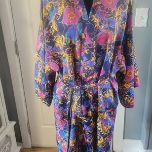 Vintage  Multicolor Women's Robe